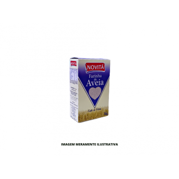 FARINHA DE AVEIA - NOVITA - 70g - CX24